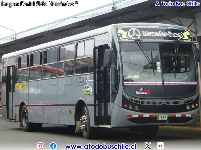 Busscar Urbanuss Pluss / Mercedes Benz OF-1721 / TRANSPERMO S.R.L. (Costa Rica)