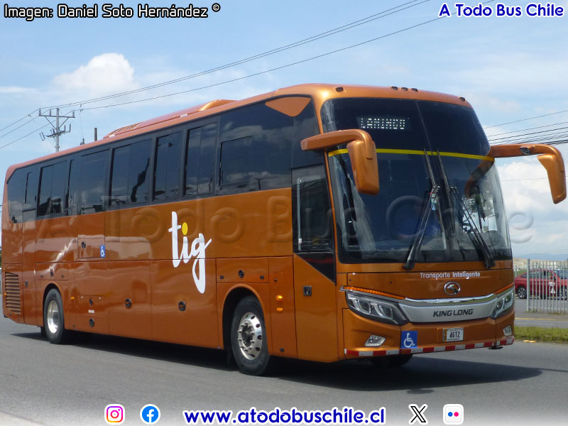 King Long XMQ6137AYW02 Euro5 / TIG - Transporte Inteligente de Guanacaste S.A. (Costa Rica)
