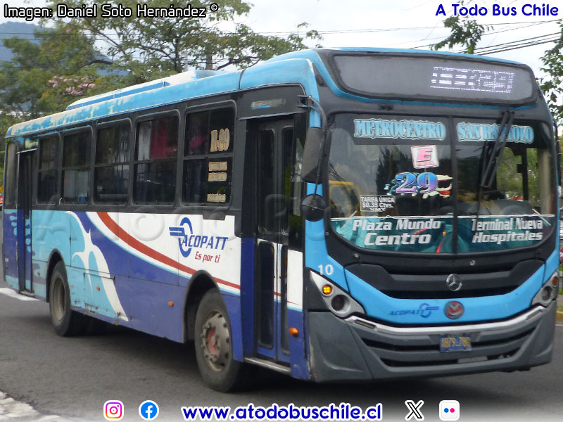 Mascarello Gran Via / Mercedes Benz OF-1721 / ACOPATT S.A. de C.V Ruta N° 29 San Salvador (El Salvador)