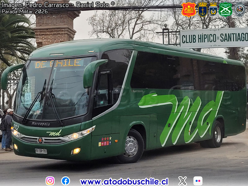 Marcopolo Viaggio G7 1050 / Mercedes Benz O-500R-1830 BlueTec5 / Meneses y Díaz MD