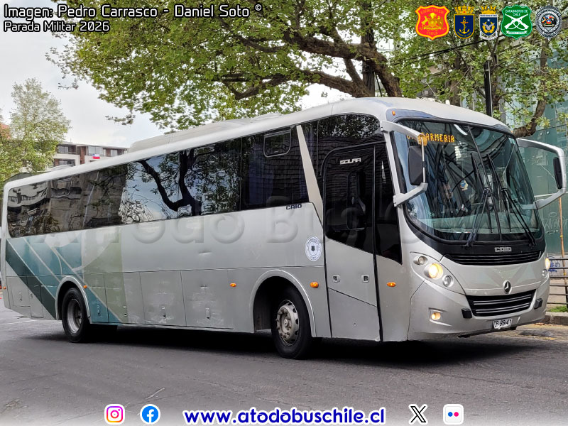Induscar Caio Foz Solar / Mercedes Benz OF-1722 / Gendarmería de Chile