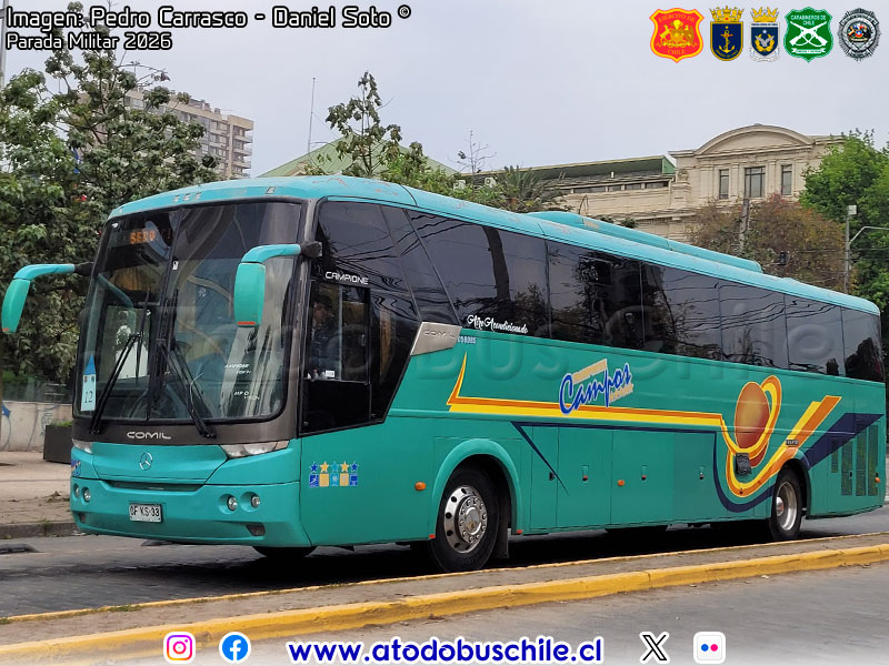 Comil Campione Vision 3.45 / Mercedes Benz O-500RS-1836 / Transportes Campos