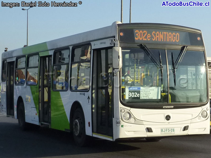 Induscar Caio Mondego H / Mercedes Benz O-500U-1726 / Servicio Troncal 302e