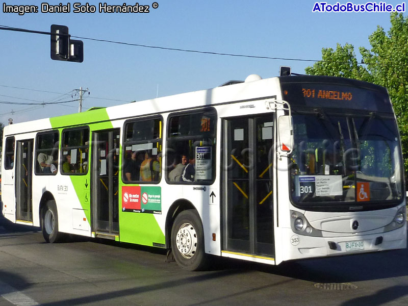 Induscar Caio Mondego H / Mercedes Benz O-500U-1726 / Servicio Troncal 301