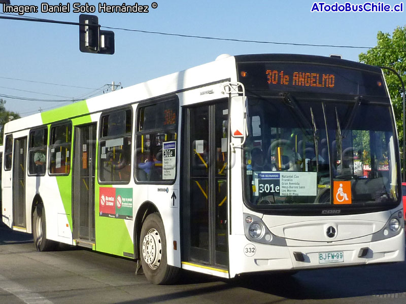 Induscar Caio Mondego H / Mercedes Benz O-500U-1726 / Servicio Troncal 301e