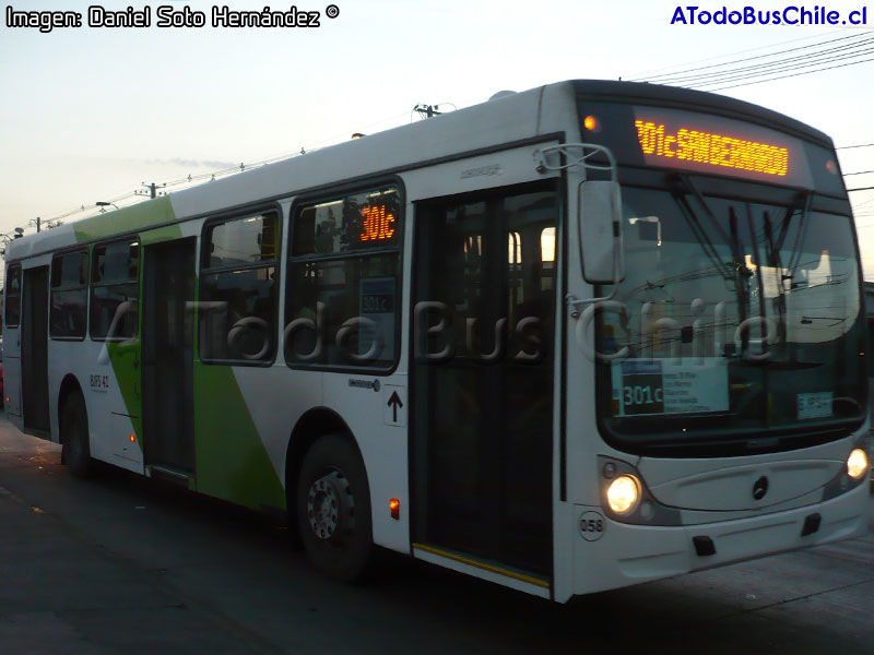 Induscar Caio Mondego H / Mercedes Benz O-500U-1726 / Servicio Troncal 301c