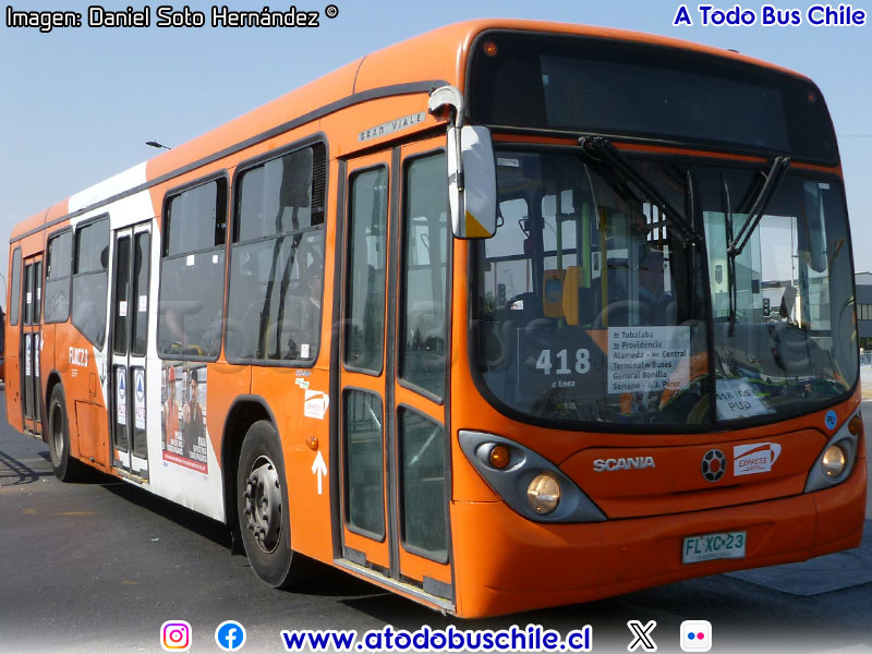 Marcopolo Gran Viale / Scania K-230UB eev5 / Servicio Troncal 418