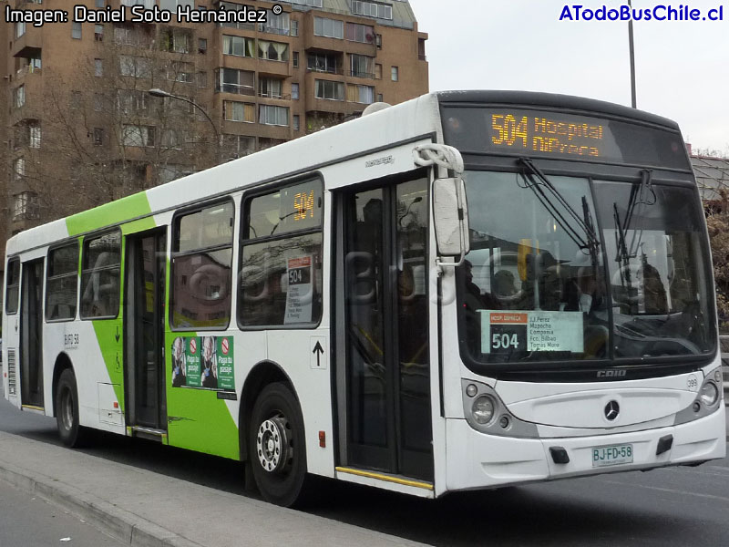 Induscar Caio Mondego H / Mercedes Benz O-500U-1725 / Servicio Troncal 504