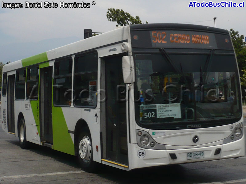 Induscar Caio Mondego H / Mercedes Benz O-500U-1725 / Servicio Troncal 502