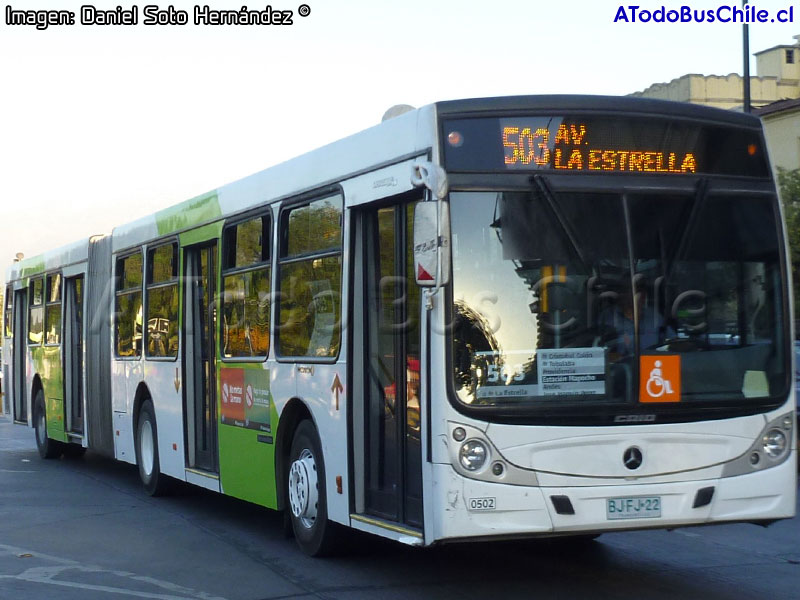 Induscar Caio Mondego HA / Mercedes Benz O-500UA-2836 / Servicio Troncal 503