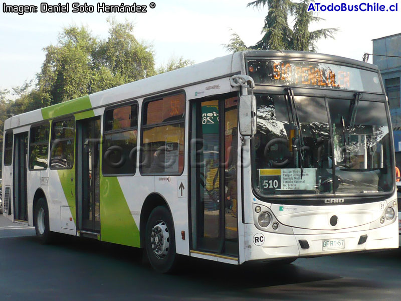 Induscar Caio Mondego H / Mercedes Benz O-500U-1725 / Servicio Troncal 510