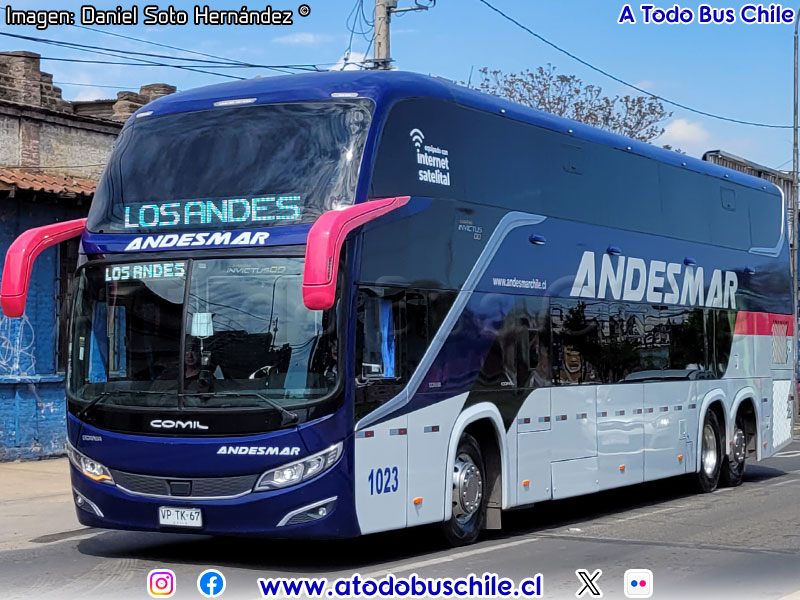 Comil Campione Invictus DD / Scania K-450CB eev5 / Andesmar Chile