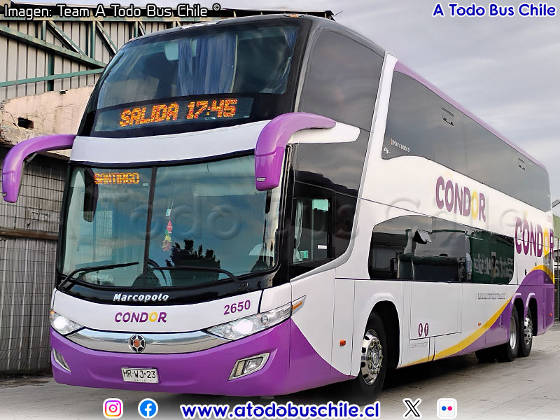 Marcopolo Paradiso G7 1800DD / Mercedes Benz O-500RSD-2441 BlueTec5 / Cóndor Bus