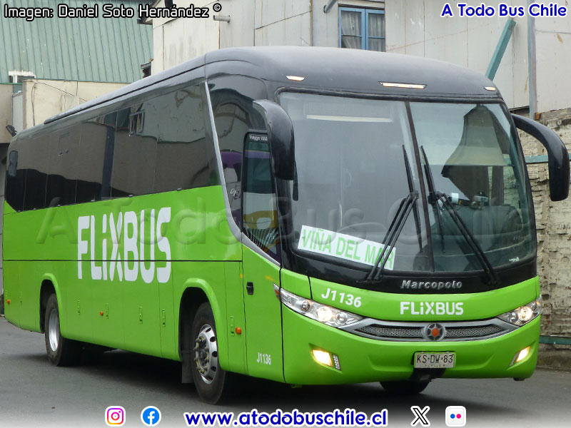 Marcopolo Viaggio G7 1050 / Mercedes Benz O-500RS-1836 BlueTec5 / Flixbus Chile