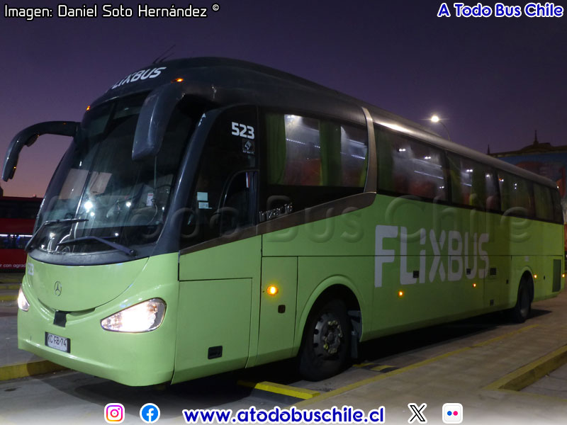 Irizar i6 3.70 / Mercedes Benz O-500RS-1836 BlueTec5 / Flixbus Chile
