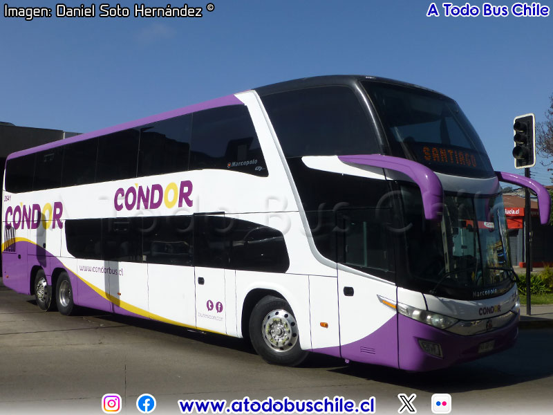 Marcopolo Paradiso G7 1800DD / Mercedes Benz O-500RSD-2441 BlueTec5 / Cóndor Bus