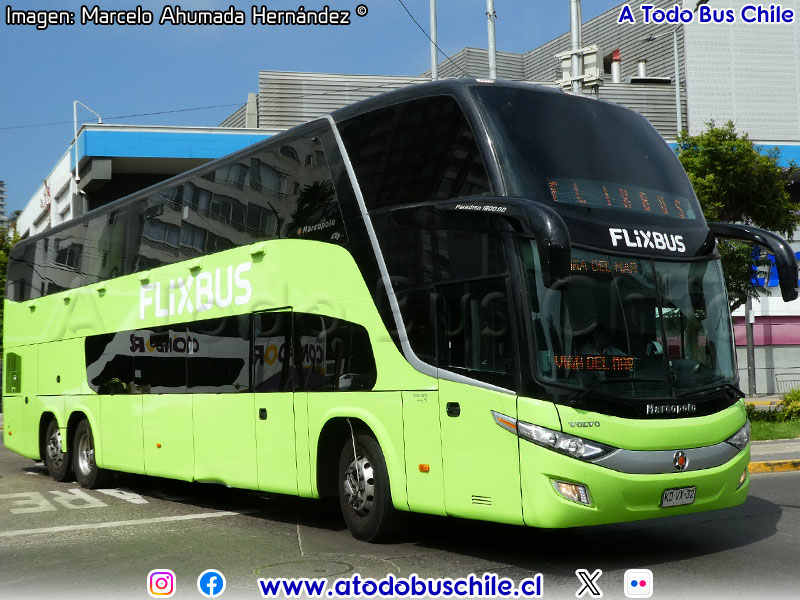 Marcopolo Paradiso G7 1800DD / Volvo B-450R Euro5 / Flixbus Chile