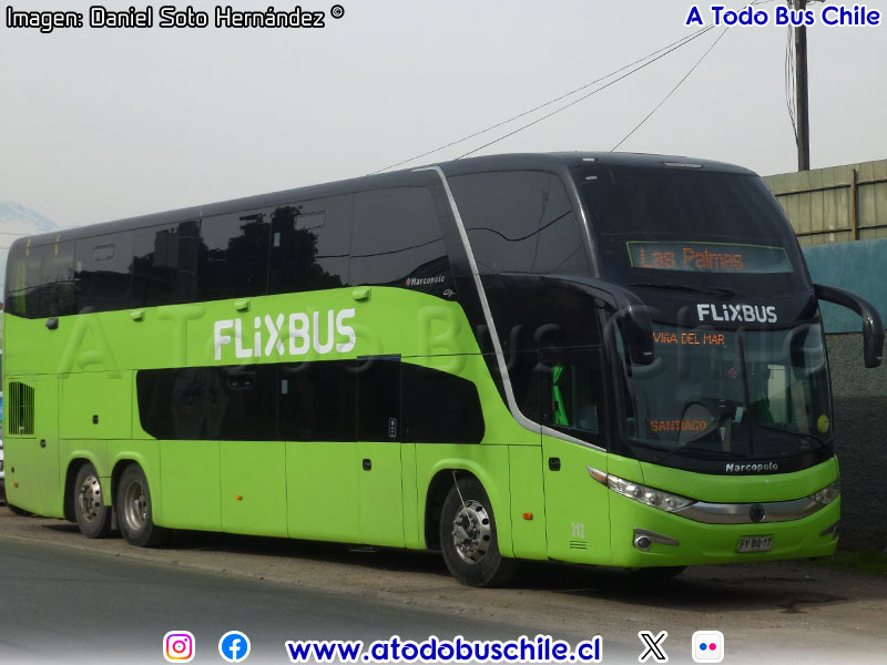 Marcopolo Paradiso G7 1800DD / Volvo B-430R / Flixbus Chile
