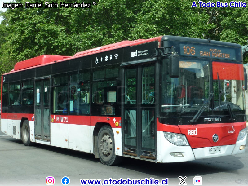 Foton E-Bus U-12 SC / Servicio Troncal 106