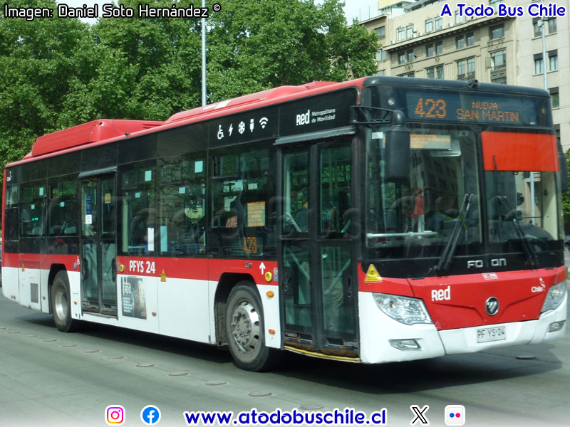 Foton E-Bus U-12 SC / Servicio Troncal 423