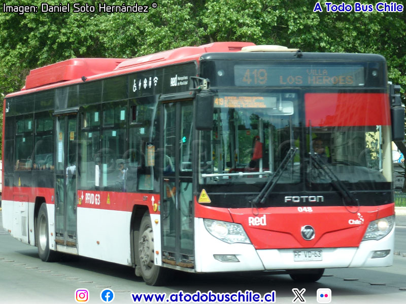Foton E-Bus U-12 SC / Servicio Troncal 419