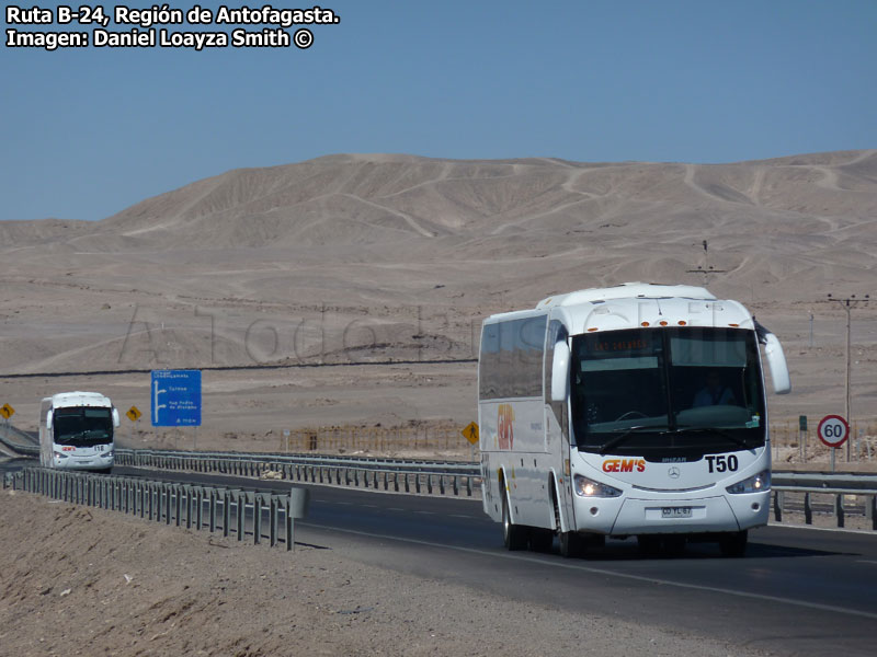 Irizar Century III 3.40 / Mercedes Benz O-500RS-1836 / Géminis (Al servicio de CODELCO División Norte)