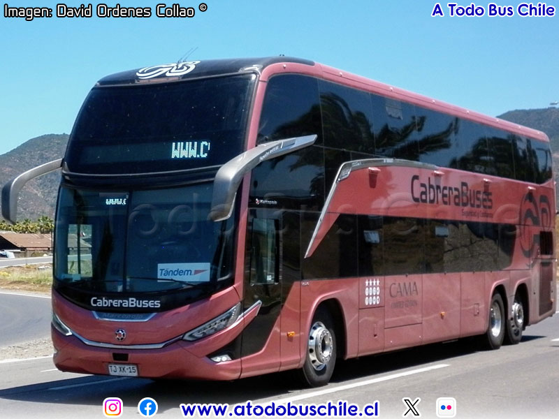 Marcopolo Paradiso G8 1800DD / Volvo B-450R Euro5 / Cabrera Buses (Al servicio de Tandem)