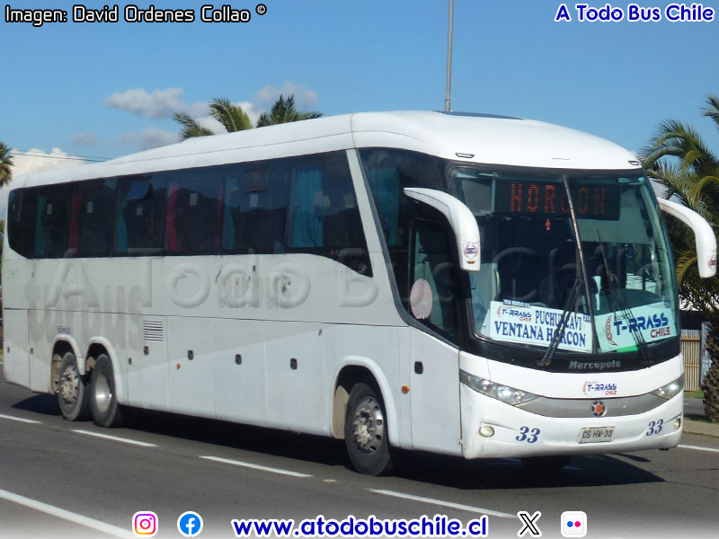 Marcopolo Paradiso G7 1200 / Mercedes Benz O-500RSD-2442 / Buses T-Rrass Chile