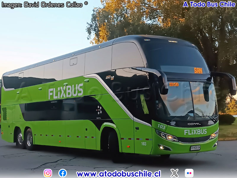 Comil Campione Invictus DD / Scania K-450CB eev5 / Flixbus Chile