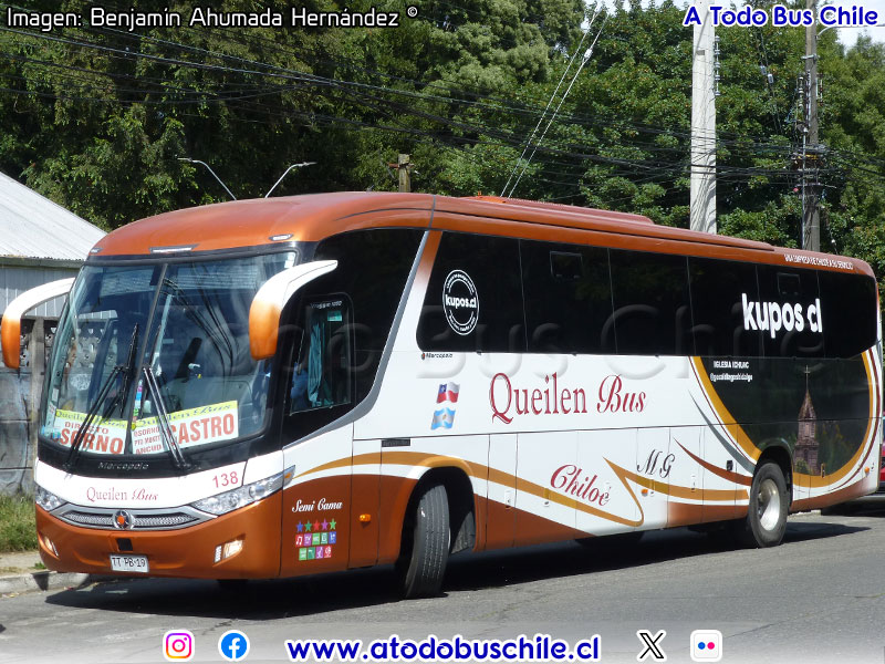 Marcopolo Viaggio 1050 / Mercedes Benz O-500RS-1945 BlueTec5 / Queilen Bus