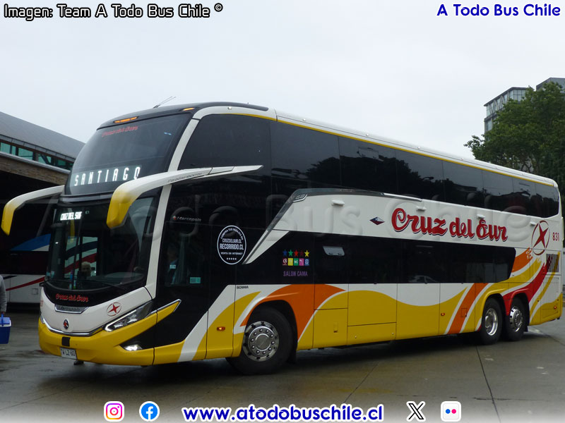 Marcopolo Paradiso G8 1800DD / Scania K-450CB eev5 / Cruz del Sur