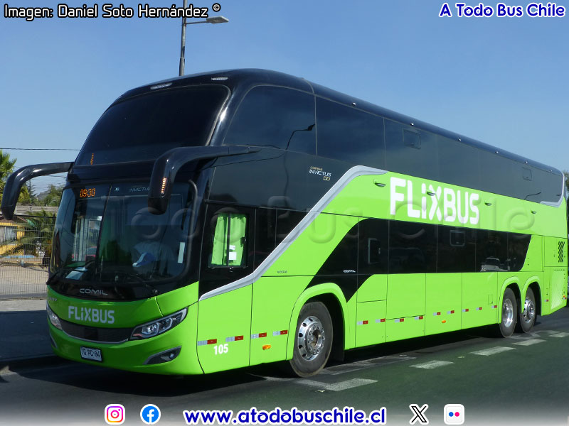 Comil Campione Invictus DD / Volvo B-450R Euro5 / Flixbus Chile