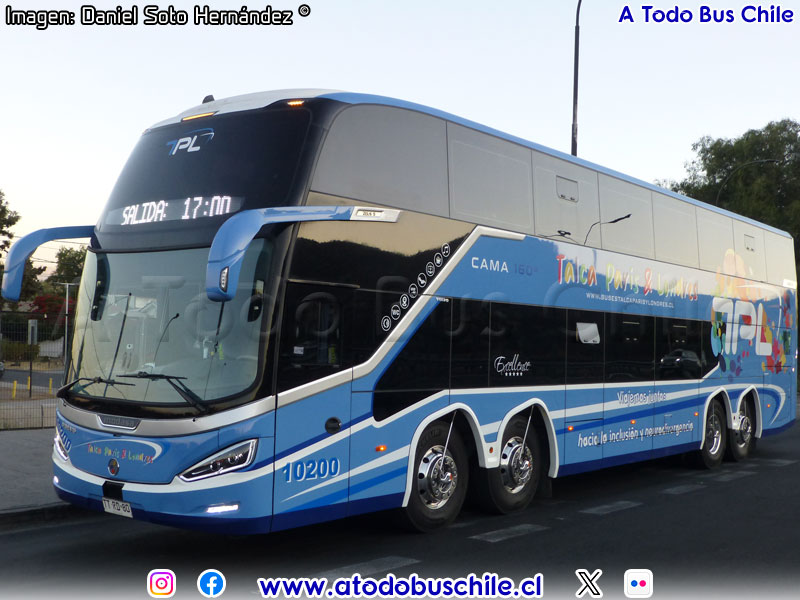 Modasa Zeus 5 / Volvo B-450R 8x2 Euro5 / Talca París & Londres