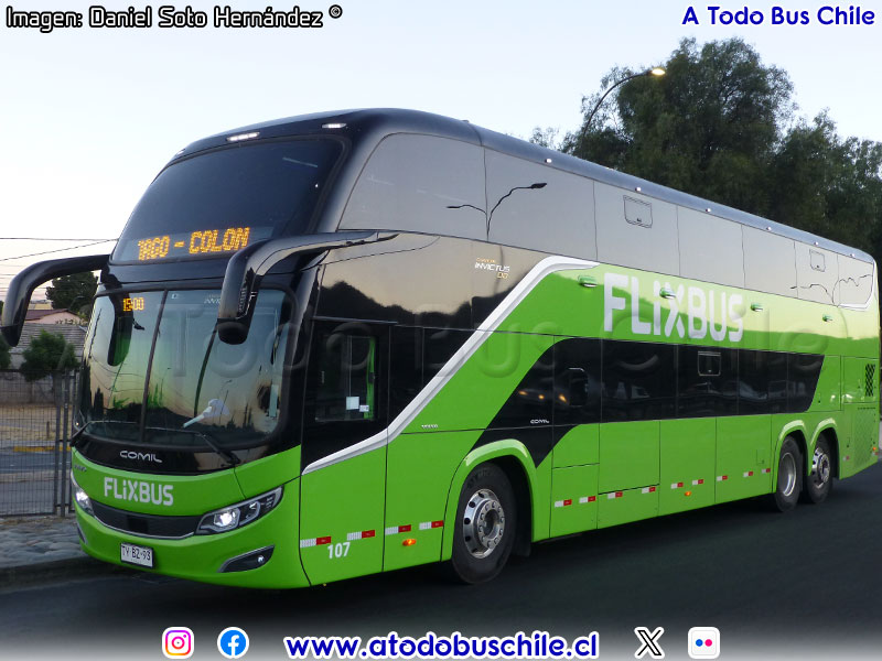 Comil Campione Invictus DD / Volvo B-450R Euro5 / Flixbus Chile
