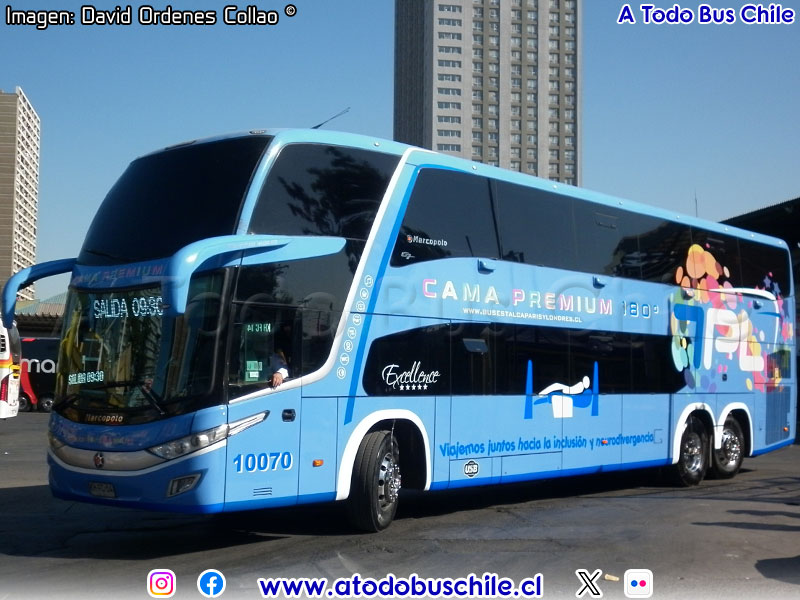 Marcopolo Paradiso G7 1800DD / Volvo B-420R Euro5 / Talca París & Londres