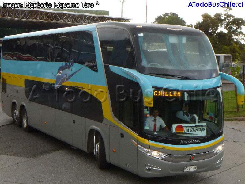 Marcopolo Paradiso G7 1800DD / Volvo B-430R / Transportes Celis (Auxiliar Sol del Pacífico)