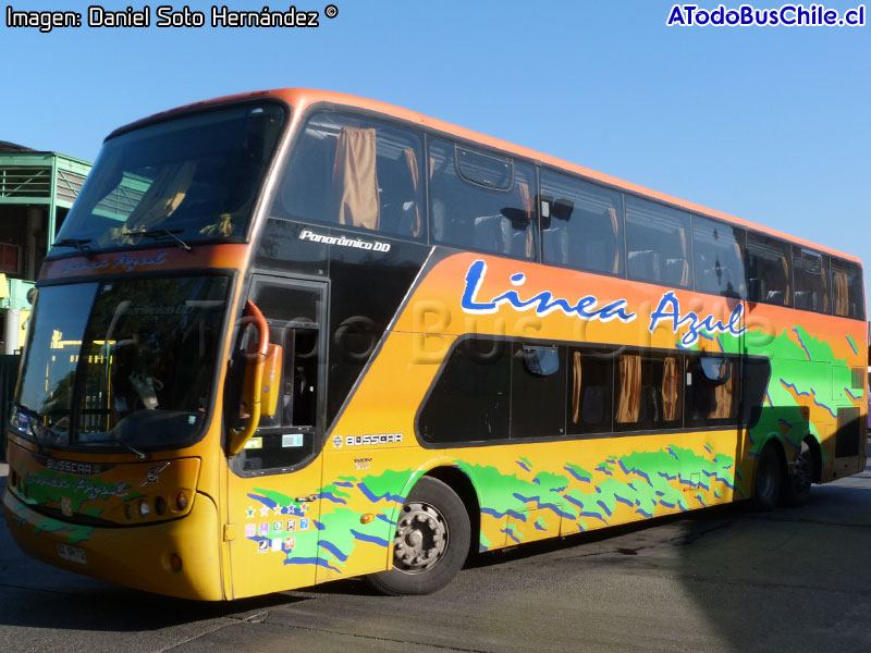 Busscar Panorâmico DD / Volvo B-12R / Línea Azul