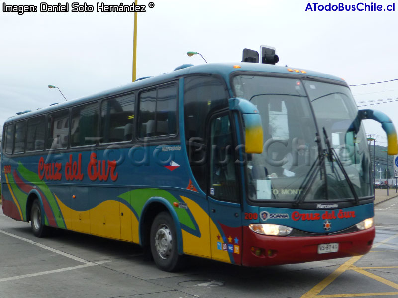 Marcopolo Viaggio G6 1050 / Scania K-124IB / Cruz del Sur