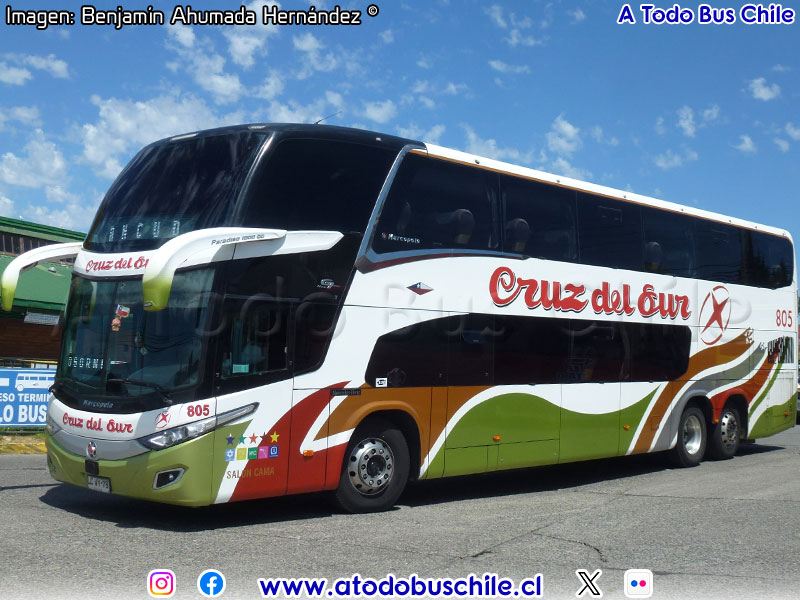 Marcopolo Paradiso New G7 1800DD / Mercedes Benz O-500RSD-2441 BlueTec5 / Cruz del Sur