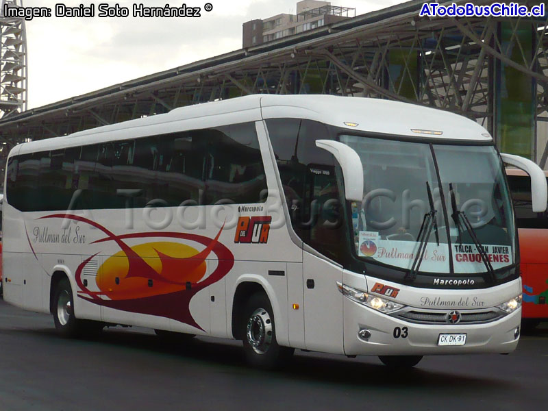Marcopolo Viaggio G7 1050 / Mercedes Benz O-500RS-1836 / Pullman del Sur