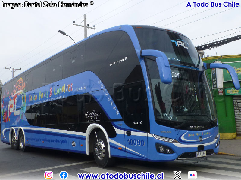 Busstar S2 DD / Volvo B-450R Euro5 / Talca París & Londres