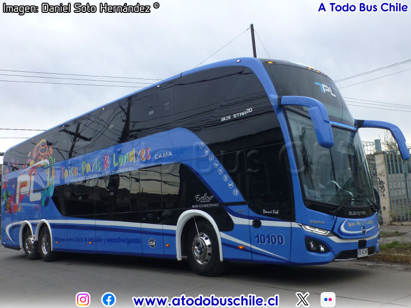 Busstar S2 DD / Volvo B-450R Euro5 / Talca París & Londres