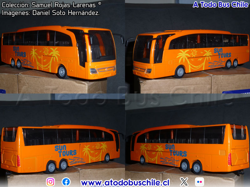 Miniatura Siku 1:50 | Mercedes Benz Travego BlueTec6 / Sun Tours