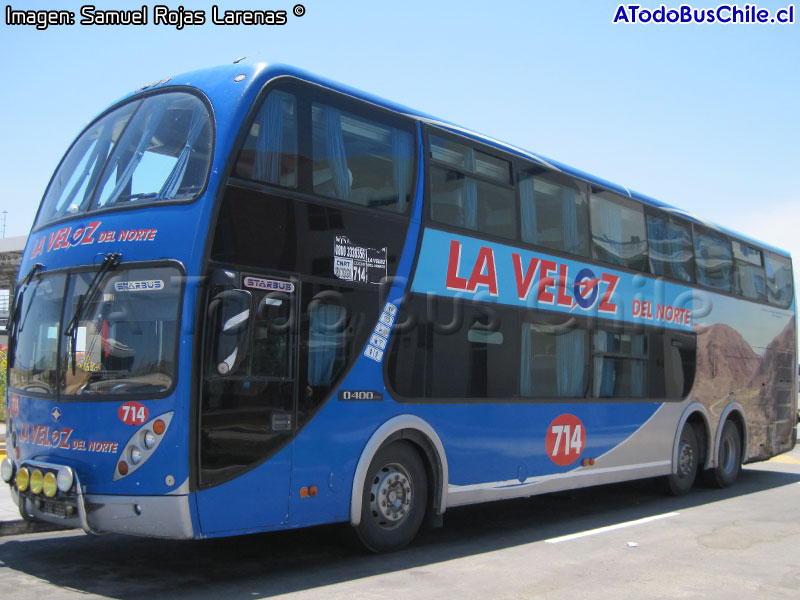 Metalsur Starbus 405 DP / Mercedes Benz O-400RSD Eletrônico / La Veloz del Norte (Argentina)