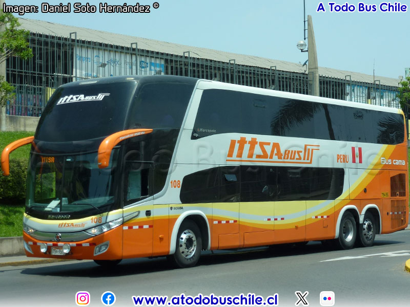 Marcopolo Paradiso G7 1800DD / Scania K-410B / ITTSA Bus (Perú)