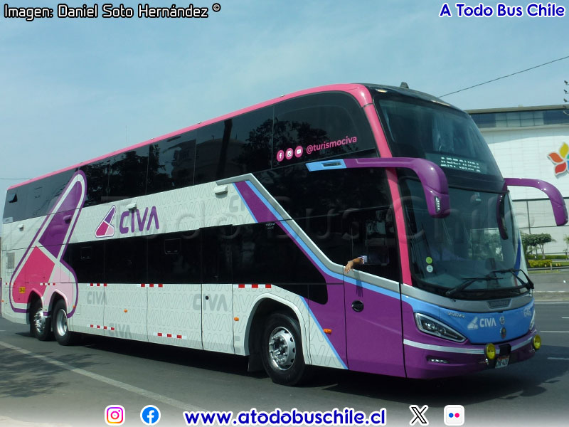 Modasa Zeus 5 / Volvo B-450R Euro5 / SuperCIVA (Perú)