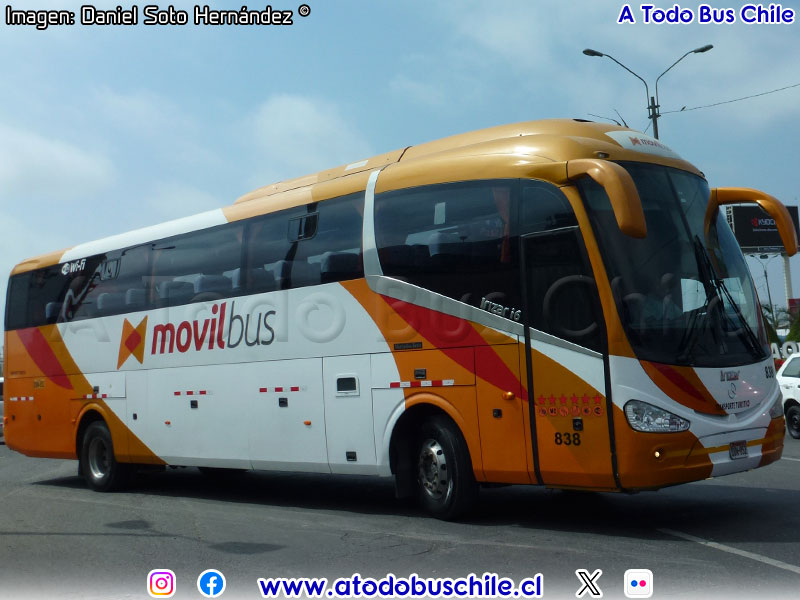 Irizar i6 3.90 / Mercedes Benz O-500RS-1836 BlueTec5 / MovilBus (Perú)