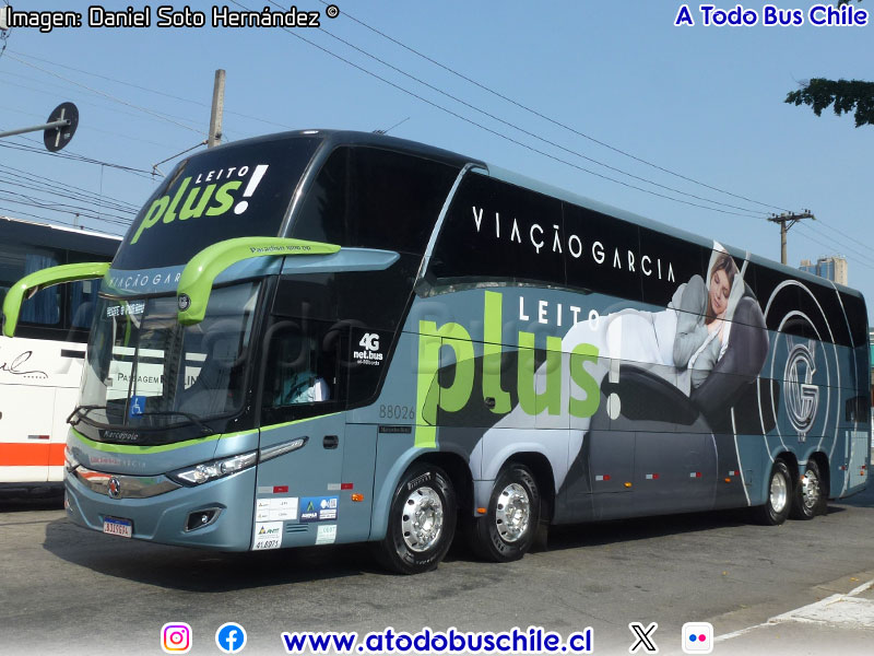 Marcopolo Paradiso New G7 1800DD / Mercedes Benz O-500RSDD-2741 BlueTec5 / Viação García (Paraná - Brasil)