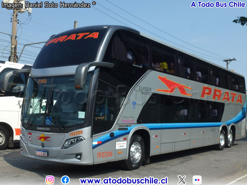 Busscar Vissta Buss DD / Mercedes Benz O-500RSD-2441 BlueTec5 / Expresso de Prata (São Paulo - Brasil)