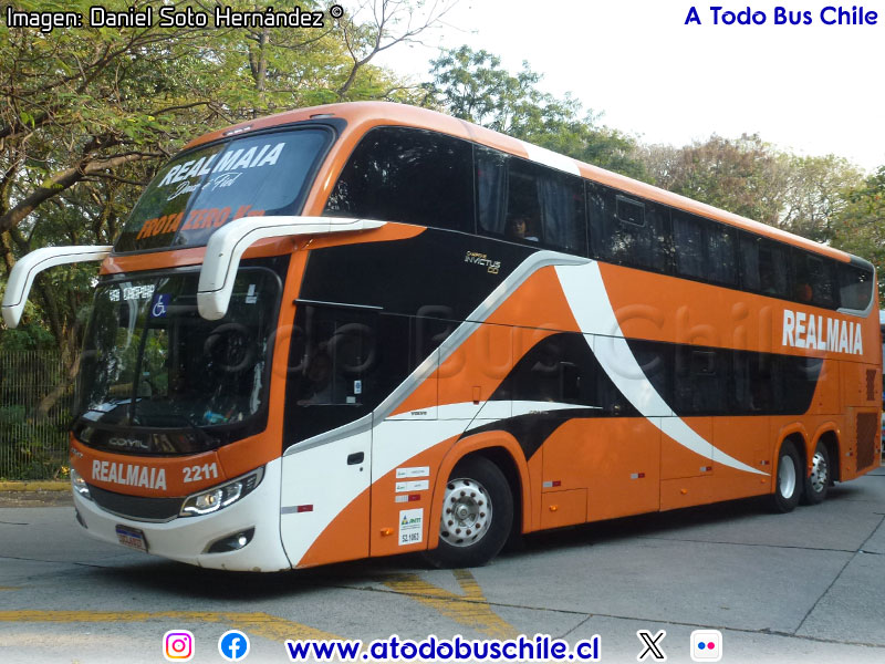 Comil Campione Invictus DD / Volvo B-420R Euro5 / Real Maia Turismo & Cargas (Goiás - Brasil)